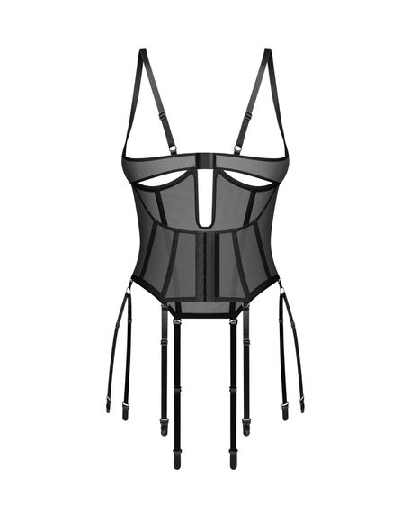Корсет Obsessive Euphori corset L/XL | Зображення 6