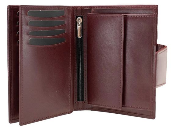 Гаманець жіночий шкіряний Semi Line RFID Dark Red (P8261-2) (DAS303148) | Зображення 4