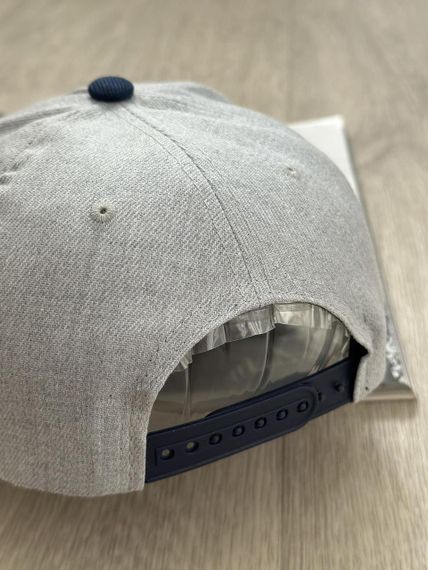 Кепка снепбек (Snapback)  Brooklyn Barber Shop Сірий з синім 56-61р (9023) | Зображення 2