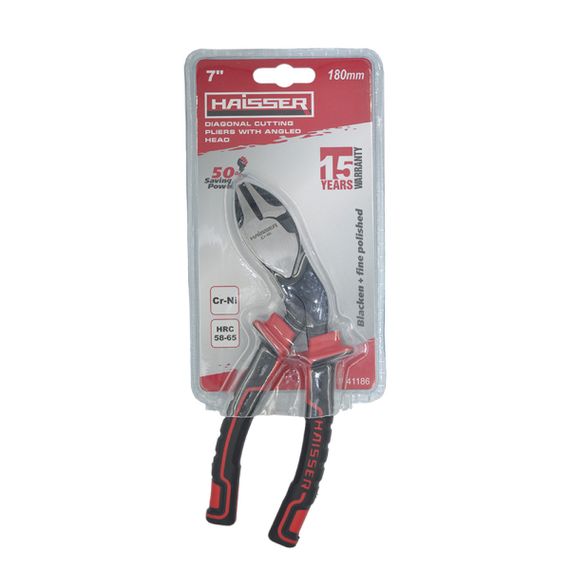 Бокорезы 180 мм изогнутые Cr-Ni Blacken Polished 50% SAVE POWER 41186 Haisser | Зображення 1