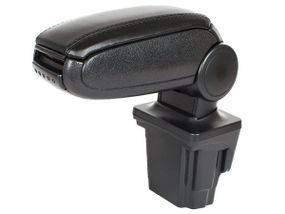 Seat Leon II (05-12) підлокітник у зборі чорна екошкіра + монтажний комплект, Сеат Леон 2