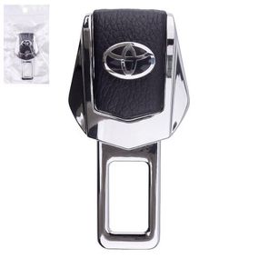 Заглушка ременя безпеки (1 шт.) метал.хром.шкiра