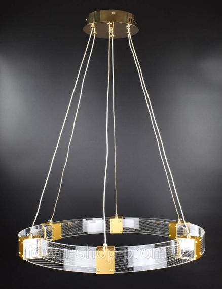 Люстра потолочная LED SGA14-650 Золото 35-150х60х60 см. | Зображення 1
