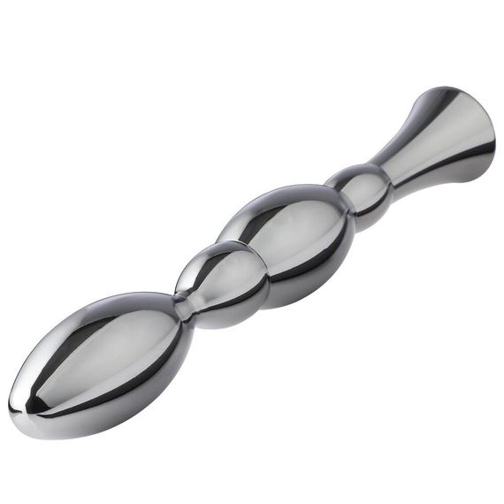 Металевий анальний плаг для секс-машин Hismith Bullet Anal Toy, система KlicLok | Зображення 3