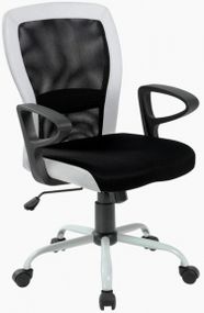 Кресло Office4You Leno (27785) black-white