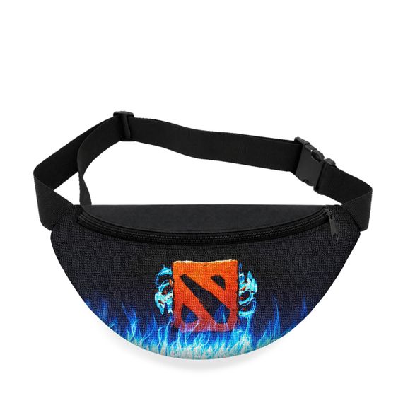 Дитяча сумка-бананка Dota 2 32х15 см на пояс або через плече (5835)