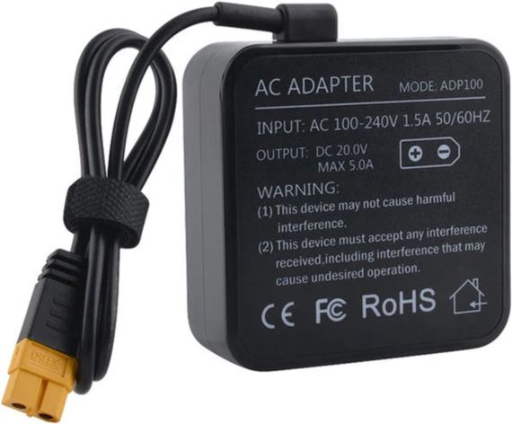 Блок живлення ToolkitRC ADP100 100W 20V/5А, XT60 для зарядних пристроїв | Зображення 3