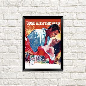 Постер в рамке Gone with the wind 30x42 см, A3 (MT3_21L012_BL)
