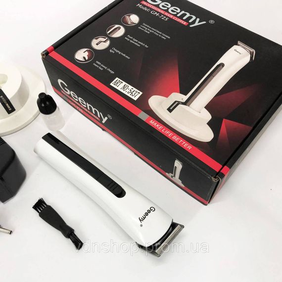 Беспроводная аккумуляторная машинка для стрижки волос GEMEI, Триммер беспроводной BU-71 | Зображення 2
