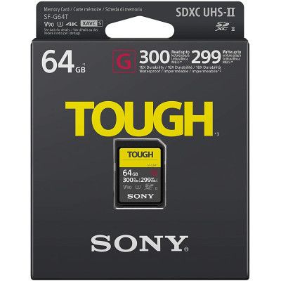 Карта памяти Sony 64GB SDXC class 10 UHS-II U3 V90 Tough (SF64TG) | Зображення 2