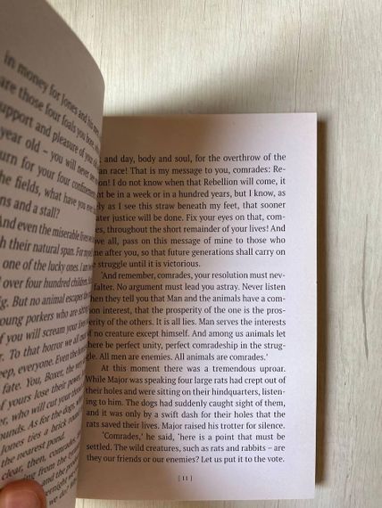Animal Farm / Колгосп тварин — George Orwell, англійською мовою, антиутопія, м’яка обкладинка | Зображення 2