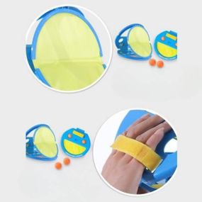 Гра Повітряний теніс ігровий набір для одного 1 ракетка та 2 кульки Синій