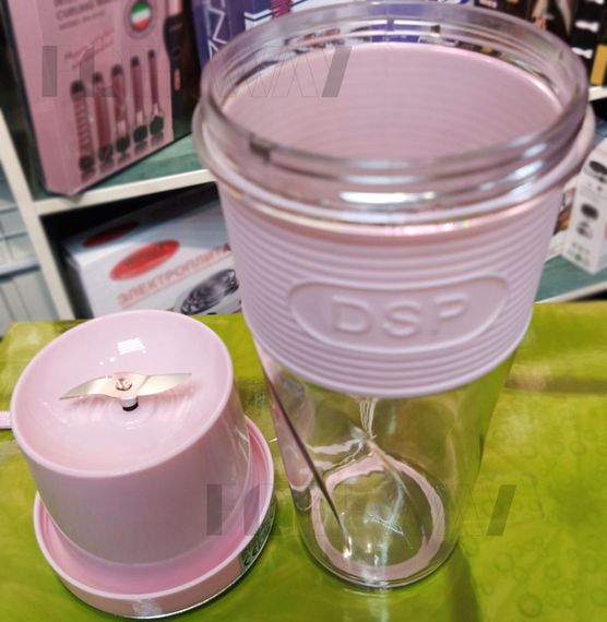 Портативний USB блендер-шейкер DSP KJ2087 Pink (40978-KJ2087 Pink_829) | Зображення 4