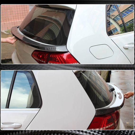 Нижний спойлер (Карбон) для Volkswagen Golf 7/E-Golf 2012-2020 гг | Зображення 3