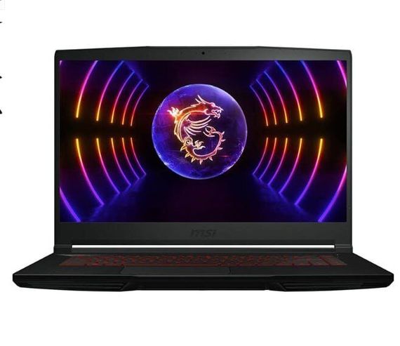Игровой ноутбук MSI GF63 Thin 12UCX-443NEU / 15.6" (1920x1080) IPS / Intel Core i5-12450H (8 (12) ядер по 3.3 - 4.4 GHz) / 8 GB DDR4 / 512 GB SSD / nVidia GeForce RTX 2050, 4 GB GDDR6, 64-bit / WebCam б/у | Зображення 1