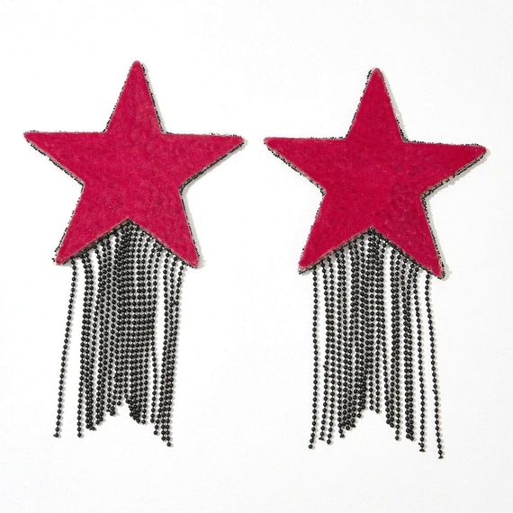 Пестис звездочки JSY NIPPLE STICKER RT236112 Черные One Size | Зображення 1