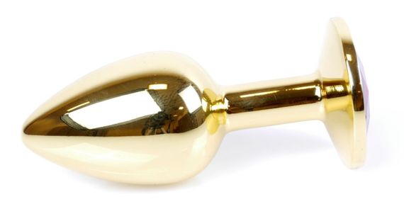 Анальная пробка Boss Series - Jewellery Gold PLUG Clear S, BS6400021 sexstyle | Зображення 3