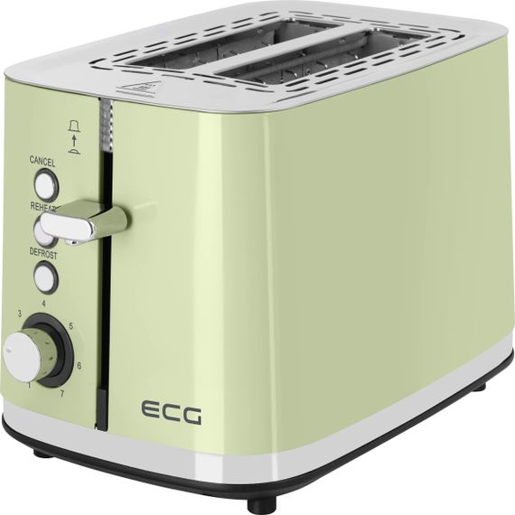 Тостер ECG ST 2766 Vintage Olive 925 Вт оливковий