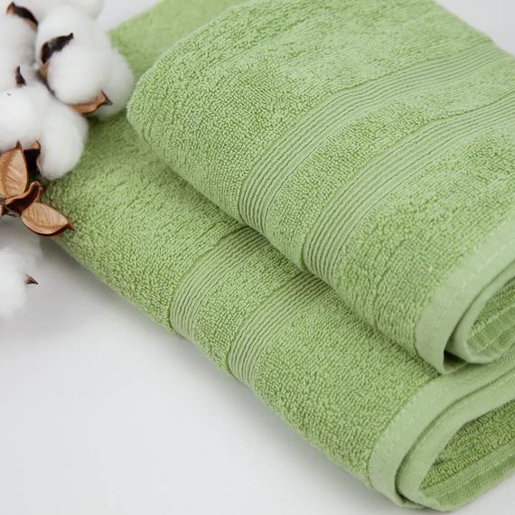 Рушник для обличчя банний ТЕП Tender Touch Salad Green Р-04137-27869 50х90 см салатовий