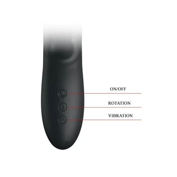 Вібратор PRETTY LOVE COLIN, USB, 7 vibration, 4 rotation Sex Aura | Зображення 6