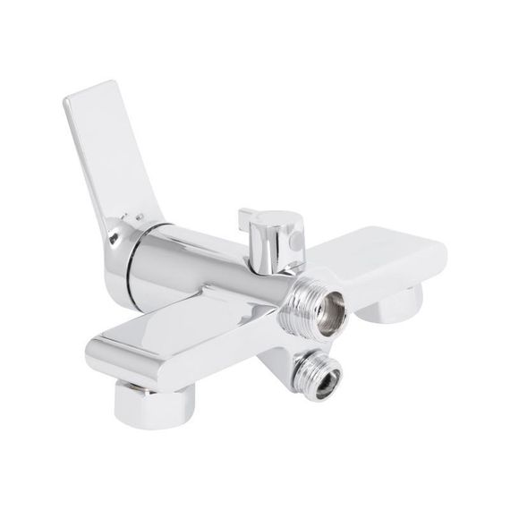 Змішувач для ванни Qtap Arvin з довгим поворотним виливом і душовим гарнітуром QTARV260CRM48641 Chrome | Зображення 3