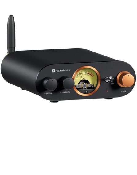 Інтегрований підсилювач Fosi Audio MC101 Black без блоку живлення