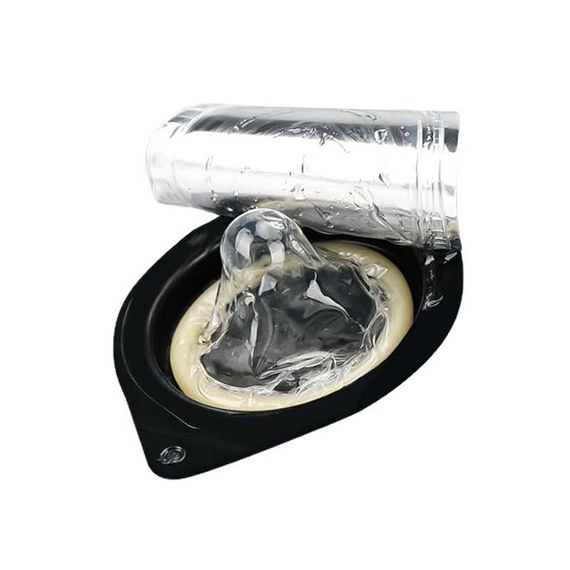 Ультратонкі презервативи з гіалуроновою кислотою, пролонгуючим ефектом та точковою текстурою OLO - GOLD Indian god oil, 10 шт | Зображення 2