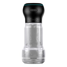 Мастурбатор Kiiroo Feel Pocket Crystal зі всмоктувальною інтерактивною насадкою PowerBlow Combo Set Sex Aura