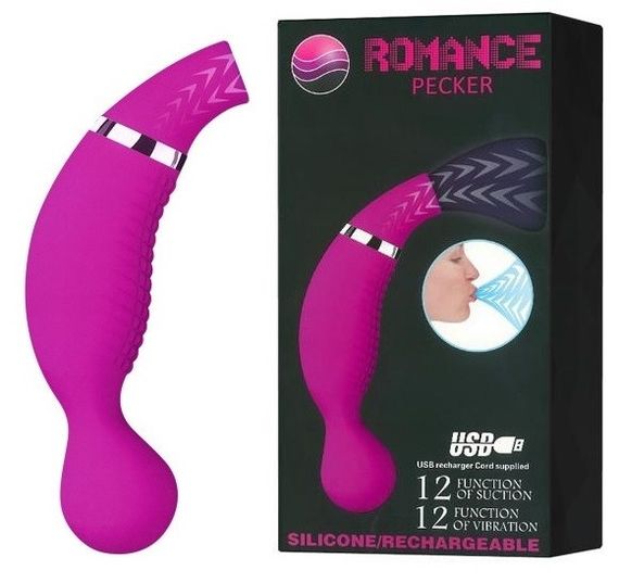 Вібростимулятор з вакуумною стимуляцією ROMANCE - Pecker, MC22 Sex Aura