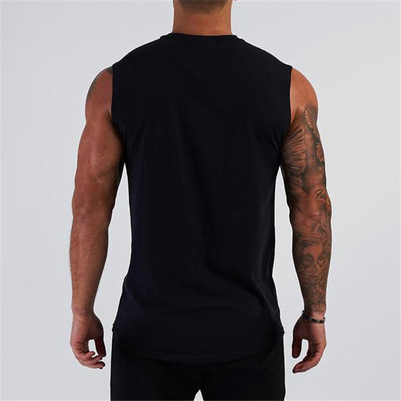 Майка чоловіча Muscleguys Casual для занять спортом Чорний XL | Зображення 1