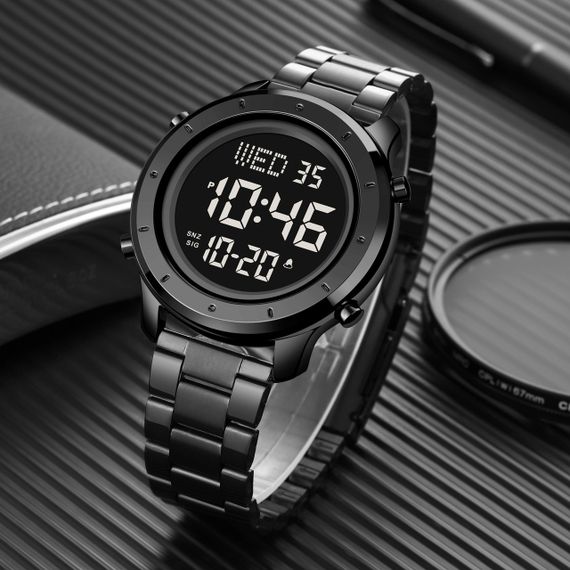 Годинник S2kmei 1864SBKBK Black-Black Steel | Зображення 2