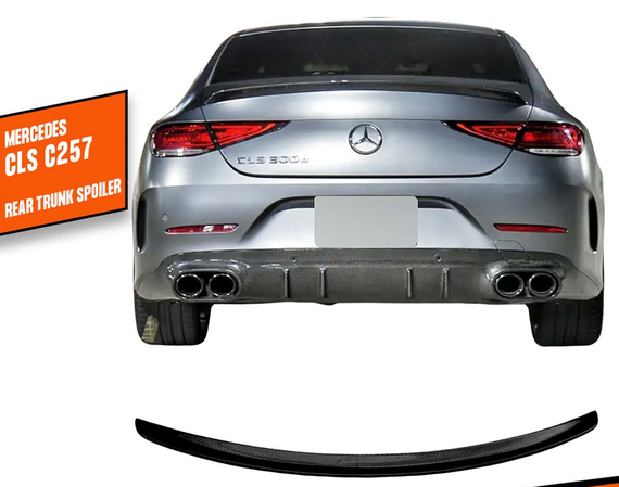 Спойлер DPT (черный глянец) для Mercedes CLS C257 2018- гг