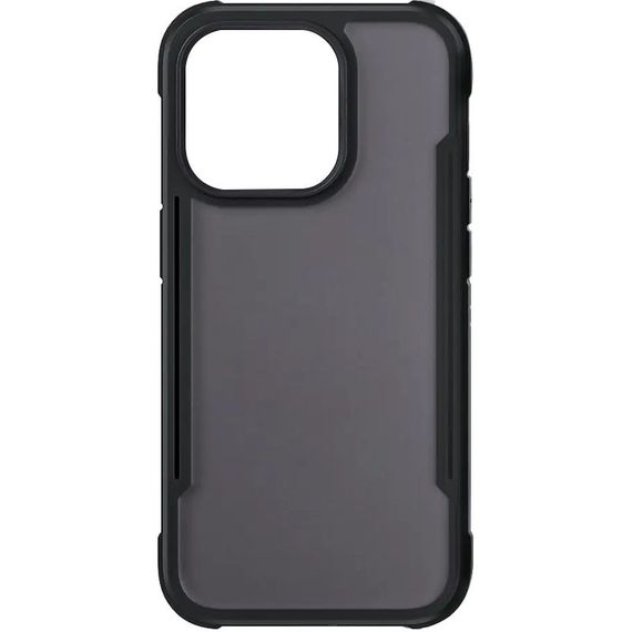 TPU+PC чохол Defense Matte для Apple iPhone 15 Pro (6.1") Чорний