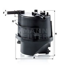 Фильтр топливный Mann WK939