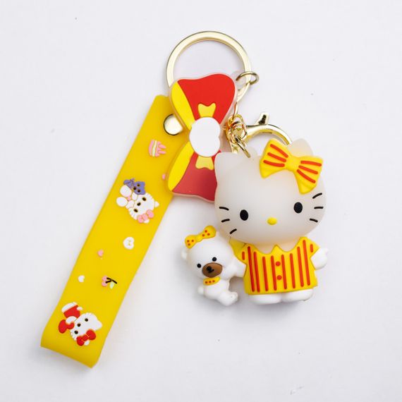 Детский брелок Hello Kitty 4×6 (см) для ключей, на сумку и рюкзак (рандом) HP-55-27 | Зображення 5