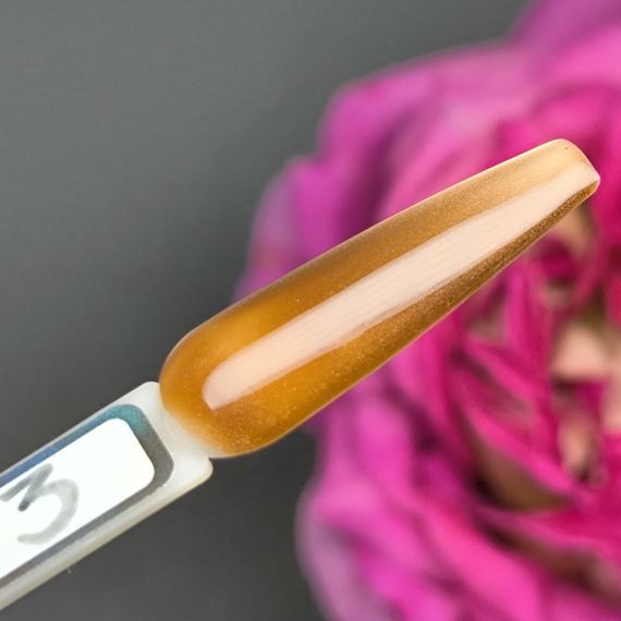Гель-лак для нігтів Bee Nails Caramel котяче око 03 8мл | Зображення 1