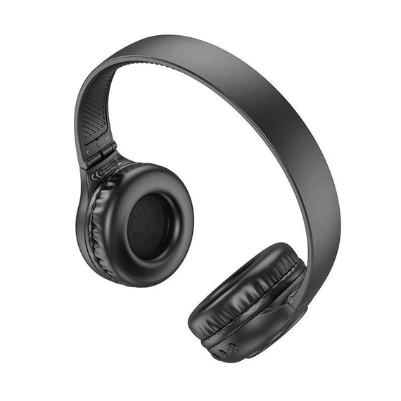 Беспроводные наушники c микрофоном Hoco W41 Bluetooth + слот microSD Черные | Зображення 1