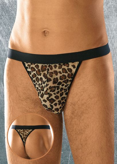 Чоловічі стрінги - Thong 4457, panther - S-L