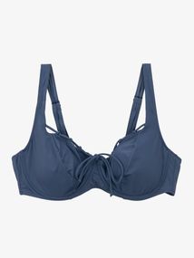 Купальник верх однотонний жіночий GENUA 56241 48 Синій shop (2000999443411)