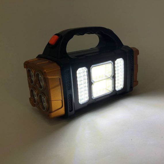 Фонарик аккумуляторный кемпинговый HB-2678 25W+2COB / Кемпинговый светильник / Фонарь NR-816 для кемпинга | Зображення 4