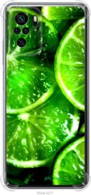Чохол на Xiaomi Redmi Note 10 Зелені часточки лимона "852sp-2277-2448"