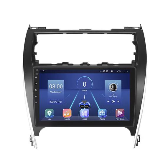 Штатна магнітола Lesko для Toyota Camry (USA) VII (XV50) 2011-2015 екран 10" 6/128Gb 4G Wi-Fi GPS Top