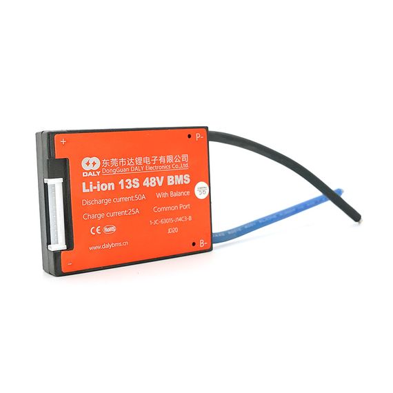 BMS плата DaLy Li-ion 48V 13S 25/50A