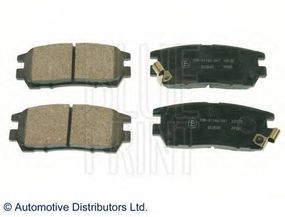 Колодки гальмівні задні дискові Mitsubishi (вир-во Blue Print) BLUE PRINT ADC44243 на MITSUBISHI SHOGUN II Вездеход открытый (V2_W, V4_W)