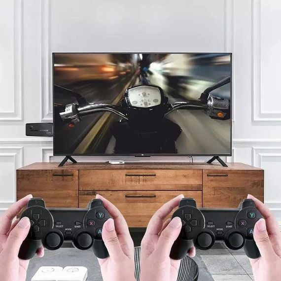Игровая приставка ретро Android TV 10 4G Wi-Fi HD, Портативная ретро консоль OI-505 для телевизора | Зображення 4