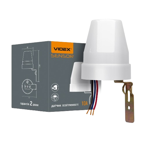 Датчик освітленності 10А 220V фотометричний VL-SN02 Videx