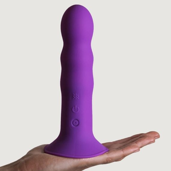 Вібратор рельєфний Adrien Lastic Hitsens 3 на присосці, фіолетовий sexstyle | Зображення 2