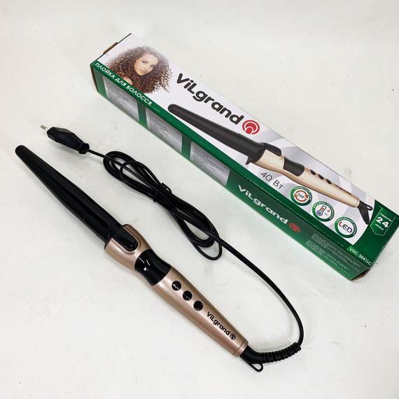 Плойка конусна ViLgrand VHC-3041LC. Колір: золотий | Зображення 8