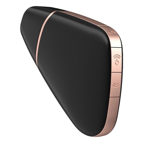 Вакуумний кліторальний стимулятор Satisfyer Love Triangle Black з керуванням через інтернет sexstyle | Зображення 3