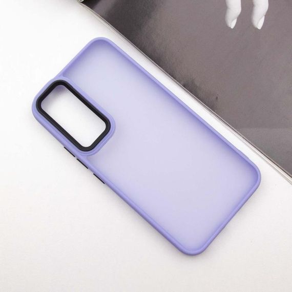 Чохол TPU+PC Lyon Frosted для Samsung Galaxy S25 FE Purple | Зображення 1